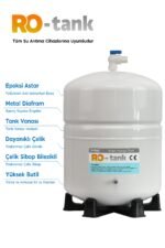 12 Litre Metal Anti-bakteriyel 3.2 Galon Su Arıtma Cihazı Tankı - 0095 - Görsel 3