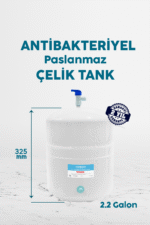 Aphro 6 Filtreli Standart Membranlı 9 Litre Çelik Tanklı Açık Kasa Su Arıtma Cihazı - 0024 - Görsel 3