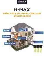 Craper Tortu Ve Klor Önleyici 10 Inç 3lü Daire Girişi Arıtma Cihazı - 0031 - Görsel 3