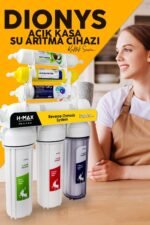 Dionys 7 Filtreli 80 GPD Hmax Membranlı 9 Litre Çelik Tanklı Açık Kasa Su Arıtma Cihazı - 0029 - Görsel 2