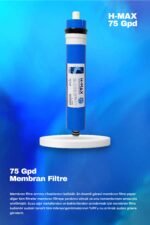 H-max 75 Gpd Membranlı Açık Kasa Su Arıtma Çift Karbonlu 7'li Filtre Seti - 0041 - Görsel 4