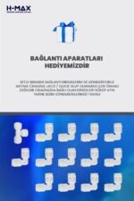 H-max 75 Gpd Membranlı Kapalı Kasa Su Arıtma Cihazı 8'li Filtre Seti - Görsel 7