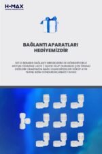 H-max 75 Gpd Membranlı Kapalı Kasa Su Arıtma Cihazı 6'lı Filtre Seti - 0057 - Görsel 6