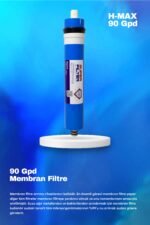 H-max 90 GPD Süper Membranlı Açık Kasa Su Arıtma Çift Karbonlu 5'li Filtre Seti - 0037 - Görsel 4