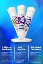 H-max Inline Kapalı Kasa Su Arıtma Cihazı Ilk 3 Filtre - 0052 - Görsel 3