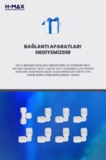 H-MAX Kapalı Kasa Su Arıtma Cihazlarına Uyumlu 5'lı Filtre Seti 80 GPD HMAX Membran - A0055 - Görsel 6