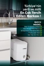 HMAX B4512 Modeli 12 Litre 15 Aşama Su Arıtma Cihazı 80 Gpd Membran - Görsel 3