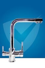 Su Arıtma Cihazı Için Lüx 3 Yollu Arıtmalı Musluk Batarya (Gümüş L Batarya)