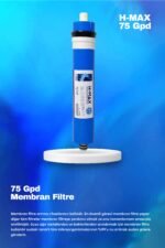 Üstten Giriş ve Çıkışlı, Çift Çubuklu Su Arıtma Cihazı Filtresi 75 Gpd Membranlı 7'li Filtre Seti - Görsel 5