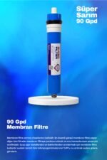 Üstten Giriş ve Çıkışlı, Çift Çubuklu Su Arıtma Cihazı Filtresi 90 Gpd Süper Sarım Membranlı 6'lı Filtre Seti - Görsel 5